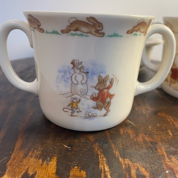 Bunnykins set. Two different cups and bowl. - Picture 13 of 14